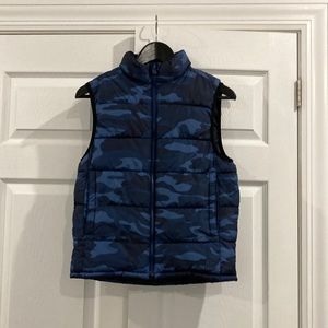 Kids blue Camo Gap vest